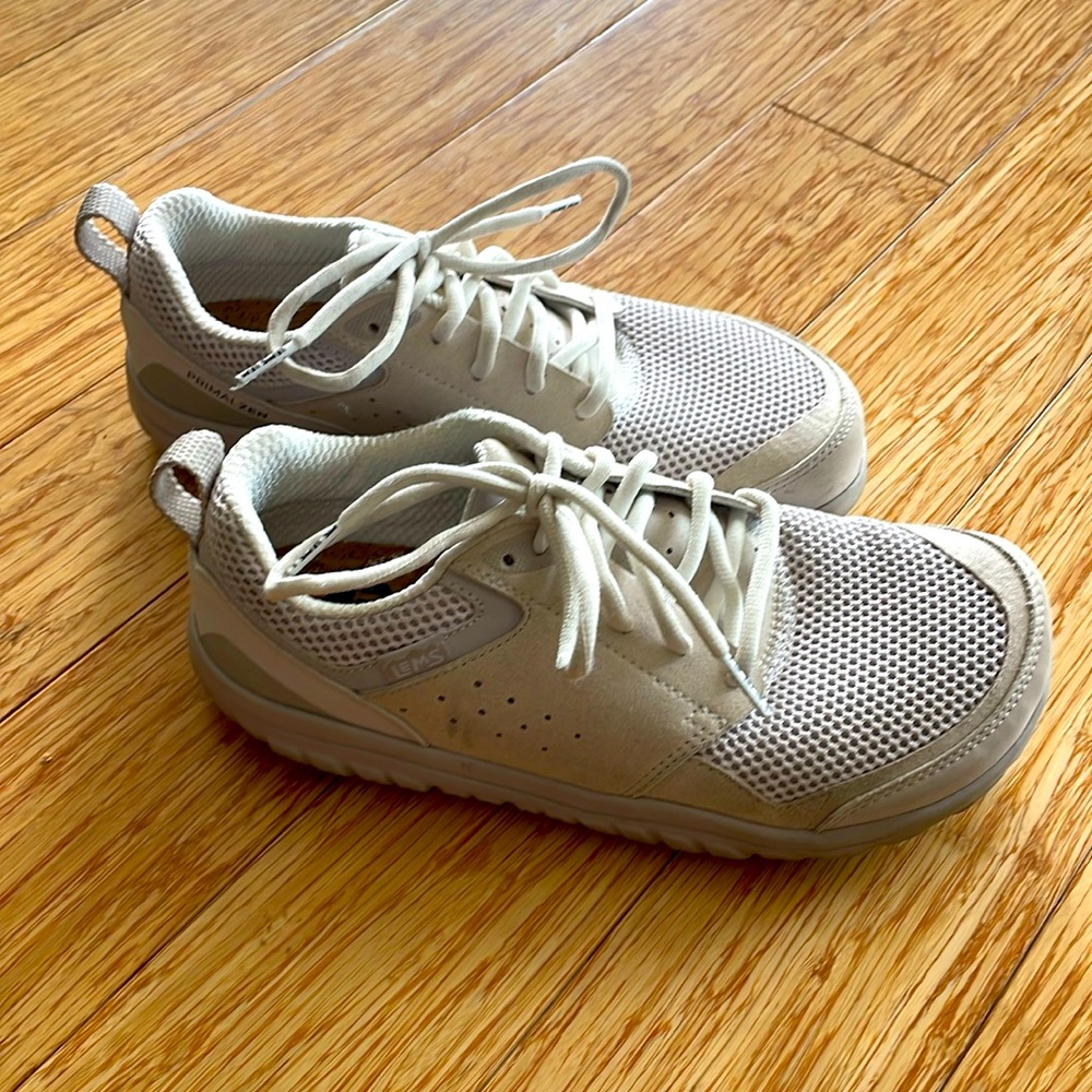Lems, white sneaker, barefoot shoe, Women's Primal Zen